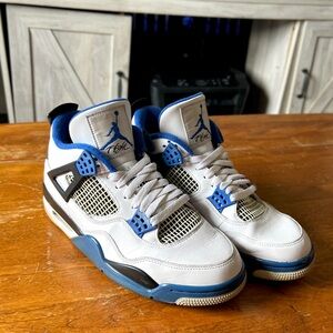 Nike Air Jordan 4 retro motorsport blue black white 9.5